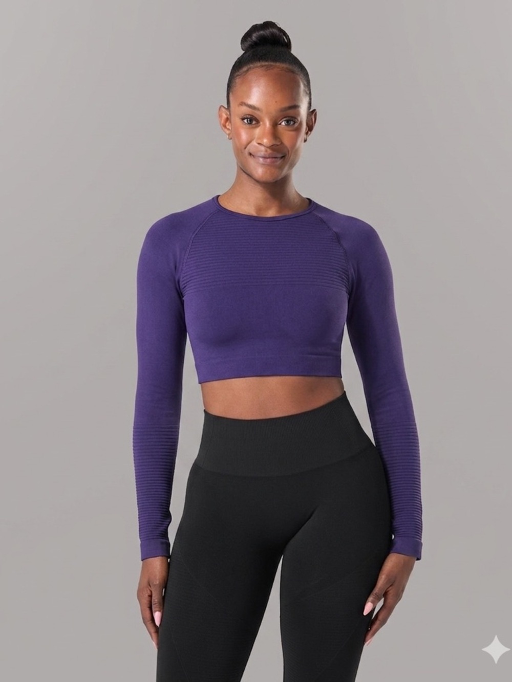 Alphalete Long Sleeve Crop Top Thumbholes